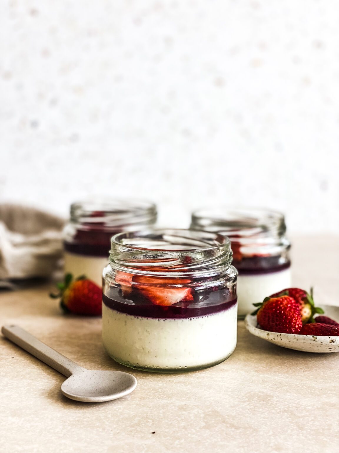 Vanilla Yoghurt Panna Cotta Olivia Kaplan Healthy Recipes