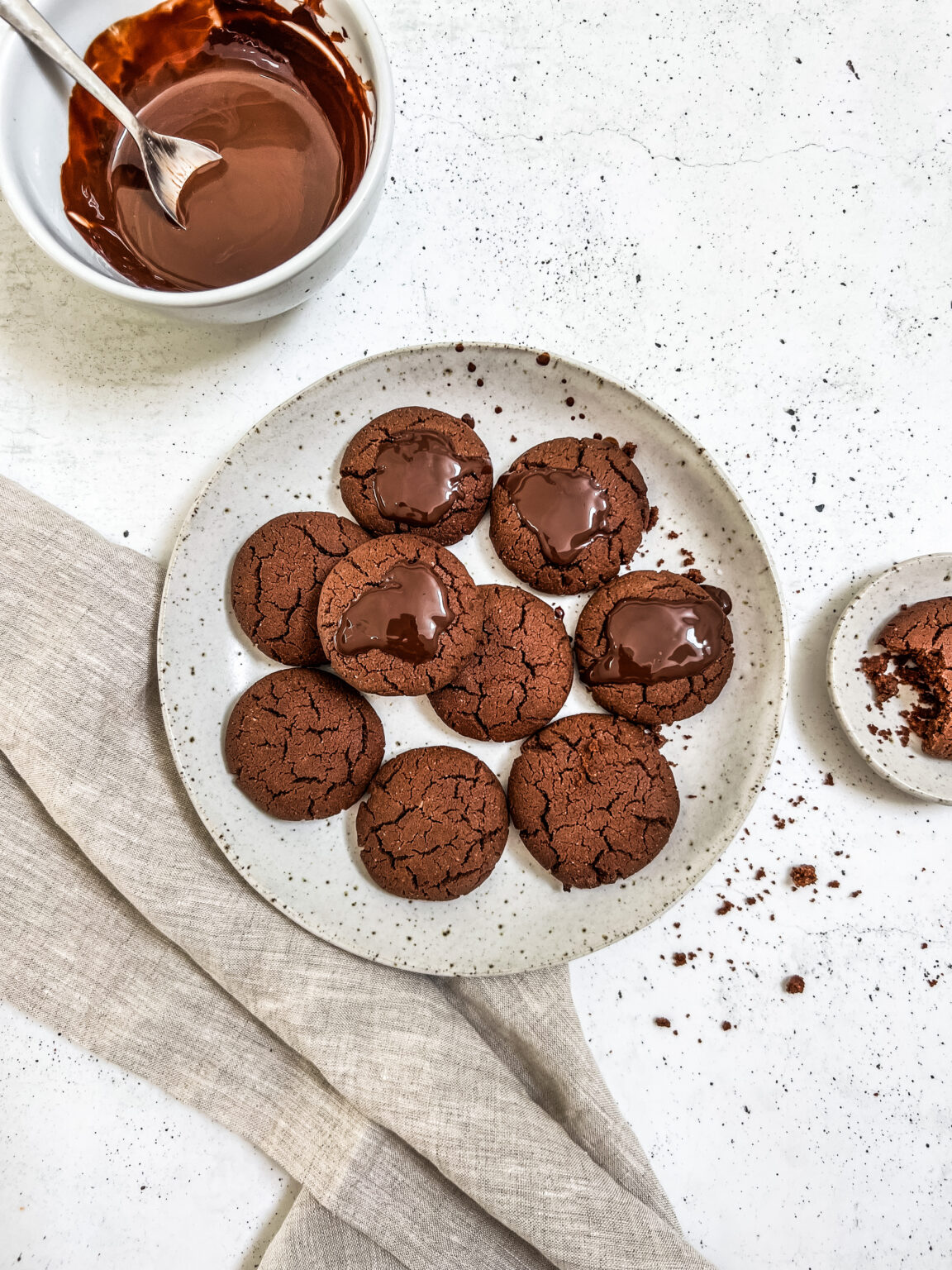 Crispy Chocolate Drip Cookies Liv Kaplan Healthy Recipes