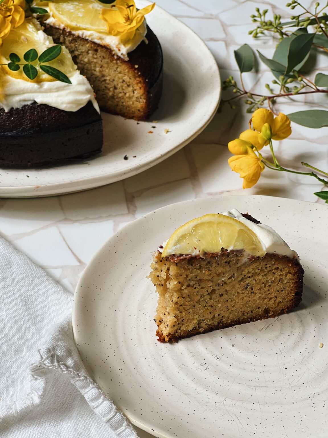 Lemon Poppy Seed Olive Oil Cake With Honey Glaze Liv Kaplan Healthy